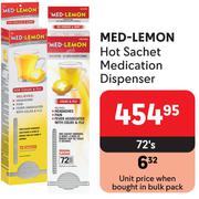 Med-Lemon Hot Sachet Medication Dispenser-72's