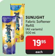 Sunlight Fabric Softener Refill (All Variants)-500ml Each