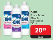 Omo Foam Action Bleach (All Variants)-750ml Each