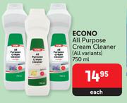 Econo All Purpose Cream Cleaner (All Variants)-750ml Each