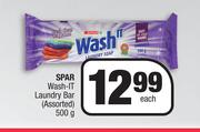 Spar Wash It Laundry Bar (Assorted)-500g Each