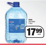 Spar Still Water-5Ltr Each