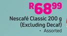Nescafe Classic (Assorted)-200g