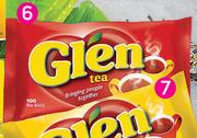Glen Tagless Teabags-100's Per Pack 