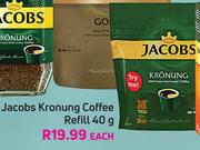 Jacobs Kronung Coffee Refill-40g Each