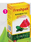 Freshpak Tagless Teabags Rooibos (Assorted)-20's Per Pack