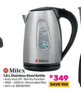 Milex 1.8L Stainless Steel Kettle