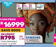 Samsung 190cm (75") QLED 4K TV