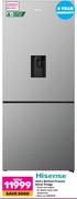 Hisense 463Ltr Bottom Freezer Silver Fridge 809314