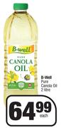 B-Well Pure Canola Oil-2L