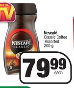 Nescafe Classic Coffee Assorted-200g Each