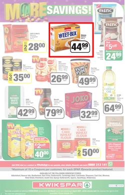 KWIKSPAR EASTERN CAPE : Get More Easter Savings (22 March - 03 April 2022) | Valid In Abbotsford, Beacon Isle, Burt Drive, Butterworth, Cambridge West, Colchester, Dhaysons, East End, Miramar, page 4