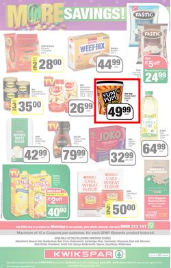 KWIKSPAR EASTERN CAPE : Get More Easter Savings (22 March - 03 April 2022) | Valid In Abbotsford, Beacon Isle, Burt Drive, Butterworth, Cambridge West, Colchester, Dhaysons, East End, Miramar, page 4