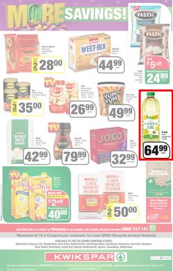 KWIKSPAR EASTERN CAPE : Get More Easter Savings (22 March - 03 April 2022) | Valid In Abbotsford, Beacon Isle, Burt Drive, Butterworth, Cambridge West, Colchester, Dhaysons, East End, Miramar, page 4