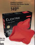 Elektra Comfort Electric Hot Water Bottle Assorted Colours