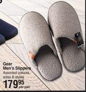 Gear Men's Slippers Assorted Colours, Sizes & Styles-Per Pair