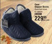 Gear Slipper Boots Assorted Sizes & Colours-Per Pair