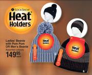 Heat Holders Ladies Beanie With Pom Pom Or Men's Beanie Assorted Colours-Each