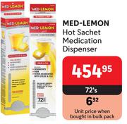 Med-Lemon Hot Sachet Medication Dispenser-72's