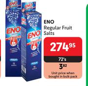 Eno Regular Fruit Salts-72's