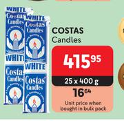 Costas Candles-25 x 400g