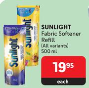 Sunlight Fabric Softener Refill (All Variants)-500ml Each
