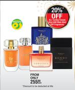 Yardley Female 30ml & Male 50ml EDP Fragrances-Each