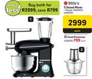 Milex Stand Mixer Or Food Processor-Both For