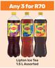 Lipton Ice Tea Assorted-For Any 3 x 1.5L