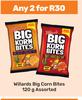 Willards Big Corn Bites Assorted-For Any 2 x 120g