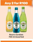 Rose's Cordials Assorted-For Any 2 x 750ml