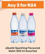 Aquelle Sparkling Flavoured Water Assorted-For Any 3 x 500ml