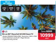 LG 164cm (65") Nano Cell 4K UHD Smart TV 65NANO776RA.AFBB