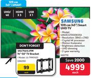 Samsung 109cm (43") Smart UHD TV UA43CU7000KXXA