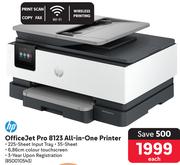 HP Office Jet Pro 8123 All-In-One Printer