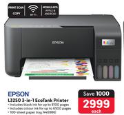 Epson L3250 3-In-1 Ecotank Printer