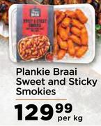 Plankie Braai Sweet And Sticky Smokies-Per Kg