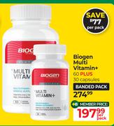 Biogen Multi Vitamin+ (60 Plus 30 Capsules) Banded Pack-Per Pack