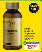 Dis-Chem Gold Multivit Supreme-60 Tablets