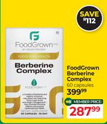 FoodGrown Berberine Complex-60 Capsules