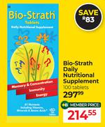 Bio-Strath Daily Nutritional Supplement-100 Tablets