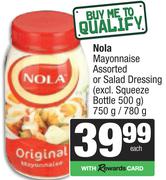 Nola Mayonnaise Or Salad Dressing-750g/780g