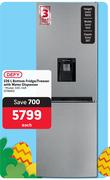 Defy 226L Bottom Fridge/Freezer With Water Dispenser DAC 449