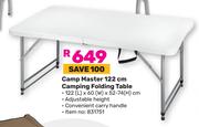 Campmaster 122cm Camping Folding Table