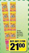 Simba Nik Naks Strip Pack-2 x 5s