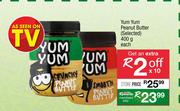 Yum Yum Peanut Butter-400g Each