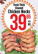 Nagiah's Fresh Thick Cleaned Chicken Necks-Per Kg