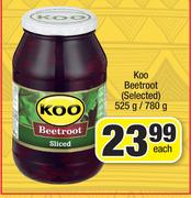 Koo Beetroot-525g/ 780g Each