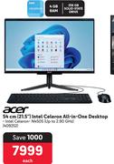 Acer 54cm (21.5") Intel Celeron All In One Desktop