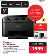 Canon Maxify MB2140 4 In 1 Inkjet Printer